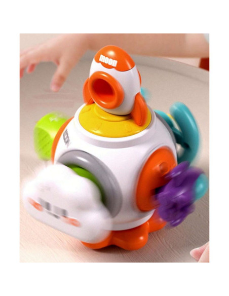 WOOPIE BABY Piłka Kosmiczna Rakieta 6w1 Montessori