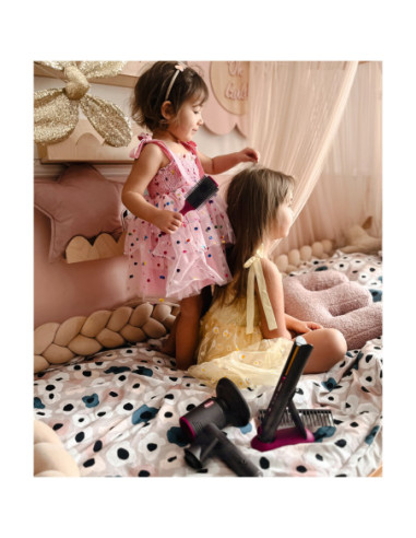 WOOPIE Zestaw Małego Fryzjera Suszarka Prostownica Akcesoria