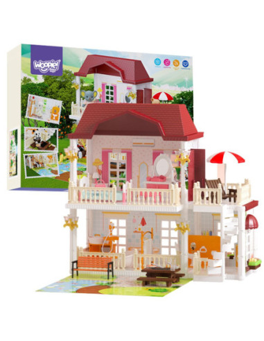 WOOPIE Duży Domek dla Lalek KOALA 183 el.