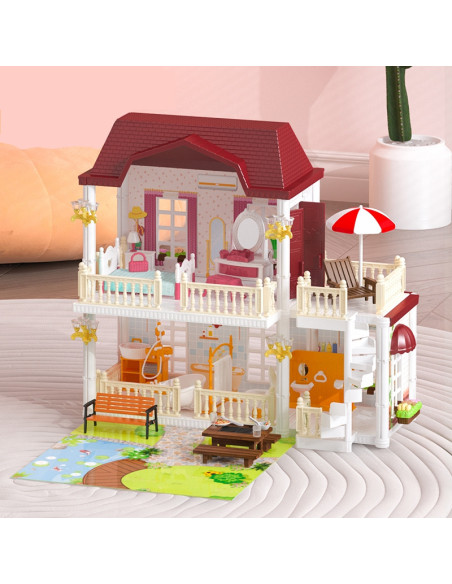 WOOPIE Duży Domek dla Lalek KOALA 183 el.