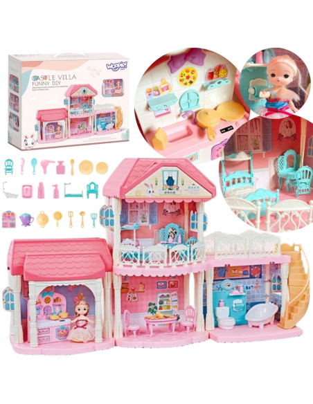 WOOPIE Domek dla Lalek CASTLE VILLA XXL