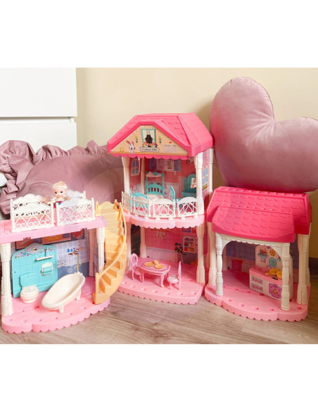 WOOPIE Domek dla Lalek CASTLE VILLA XXL