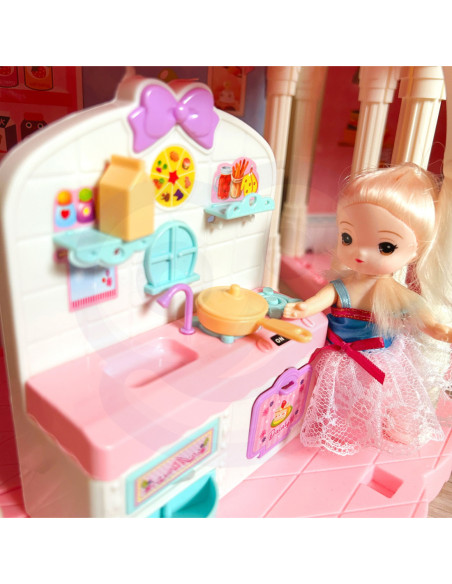 WOOPIE Domek dla Lalek CASTLE VILLA XXL