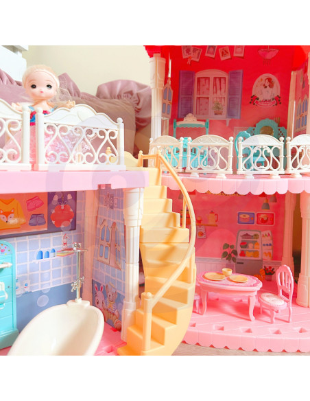 WOOPIE Domek dla Lalek CASTLE VILLA XXL