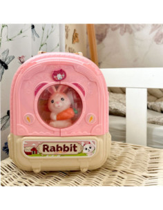 WOOPIE Królik w Plecaku 3w1 Zestaw do Pielęgnacji Króliczka w Plecaku 2