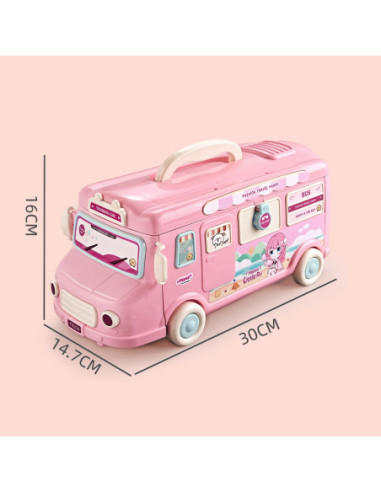 WOOPIE Kamper 2w1 Domek XXL Zestaw dla Lalek