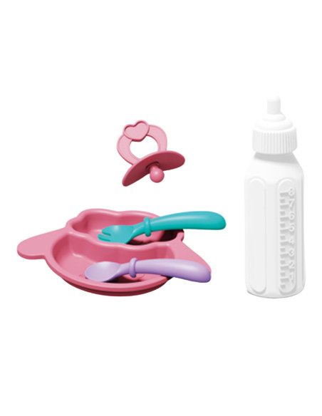 WOOPIE ROYAL Lalka Bobas z Wózkiem Opiekunka + Zestaw do Karmienia