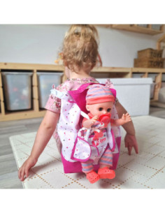 WOOPIE ROYAL Zestaw Opiekunka Lalka Bobas z Akcesoriami 19 el. 2