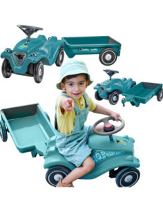 BIG Bobby Car Classic Eco 2.0 Ride-on with Trailer