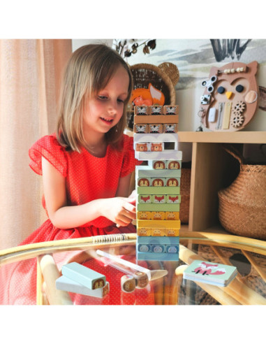 TOOKY TOY Gra Zręcznościowa Zwierzęta 82 el.