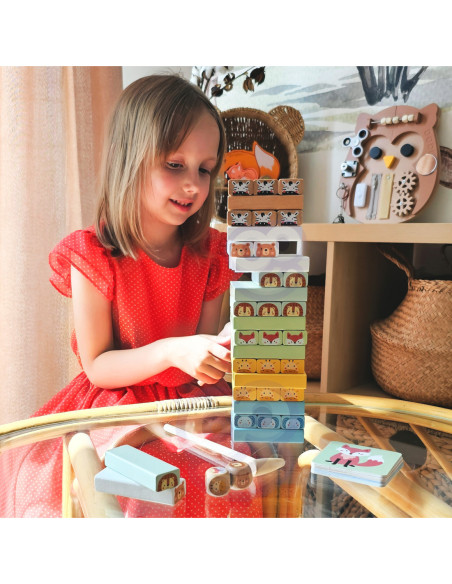 TOOKY TOY Gra Zręcznościowa Zwierzęta 82 el.