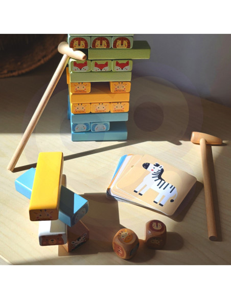 TOOKY TOY Gra Zręcznościowa Zwierzęta 82 el.