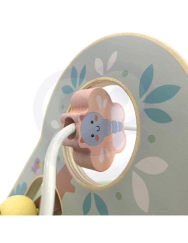 TOOKY TOY Drewniana Pętla Motoryczna Leśny Labirynt