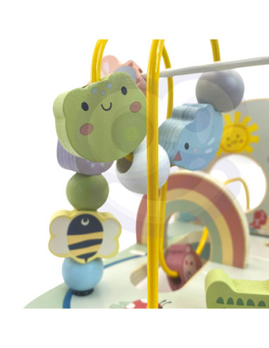 TOOKY TOY Drewniana Pętla Motoryczna Leśny Labirynt