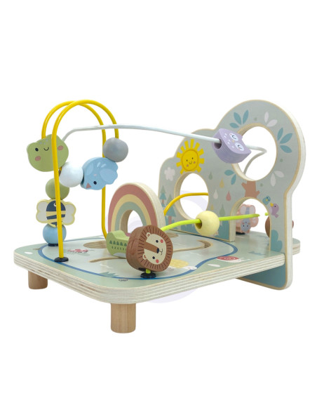 TOOKY TOY Drewniana Pętla Motoryczna Leśny Labirynt