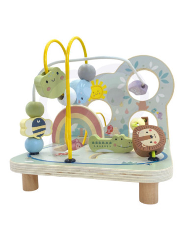 TOOKY TOY Drewniana Pętla Motoryczna Leśny Labirynt