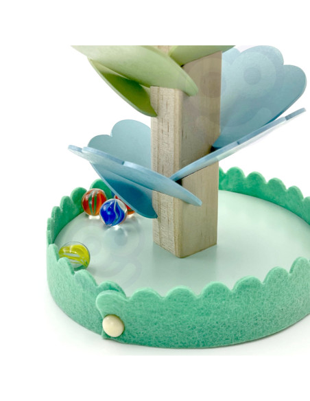 Tooky Toy Drewniana Kolorowa Wieża Wirująca dla Dzieci