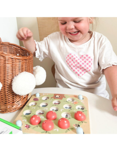 TOOKY TOY Memory Gra Pamięciowa Jabłuszka