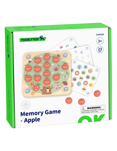 TOOKY TOY Memory Gra Pamięciowa Jabłuszka