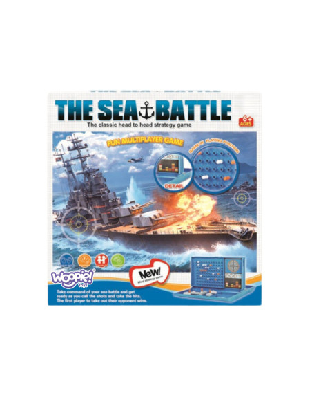 WOOPIE Gra Planszowa Statki WIELKA BITWA MORSKA 6+