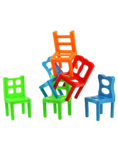 WOOPIE Gra Zręcznościowa BALANSUJĄCE KRZESŁA 3+