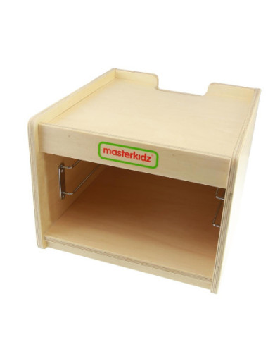 MASTERDKIZ Szafka do Przechowywania Poręcznych Tablic Edukacyjnych Mała na 3 Tablice