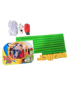 WOOPIE Zestaw 2w1 Koszykówka Bramka do Piłki Nożnej+ Piłki 2