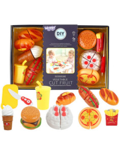 WOOPIE Zestaw do Krojenia XXL Fast Food Cukiernia