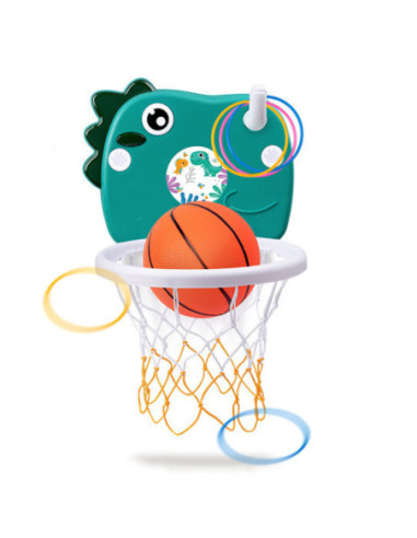 WOOPIE Zestaw Koszykówka Przenośna 2w1 Gra Zręcznościowa Ringo