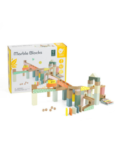 CLASSIC WORLD Drewniany Tor Marmurowy Dla kulek 3+