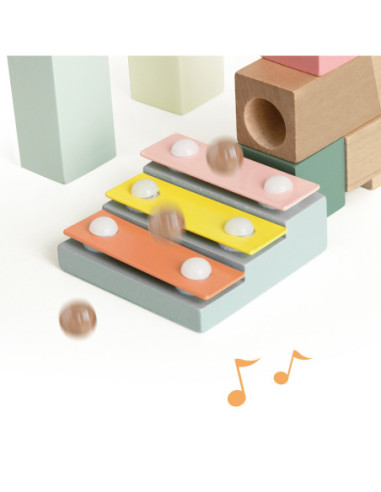 CLASSIC WORLD Drewniany Tor Marmurowy Dla kulek 3+