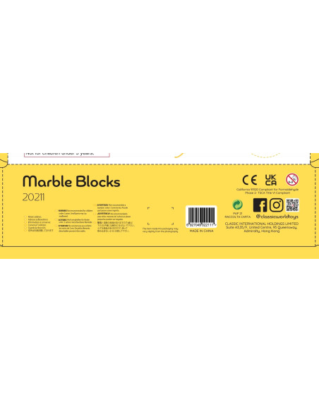 CLASSIC WORLD Drewniany Tor Marmurowy Dla kulek 3+