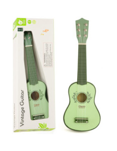 CLASSIC WORLD Drewniana Gitara Vintage dla Dzieci 3+
