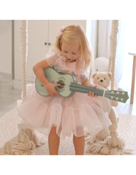 CLASSIC WORLD Drewniana Gitara Vintage dla Dzieci 3+