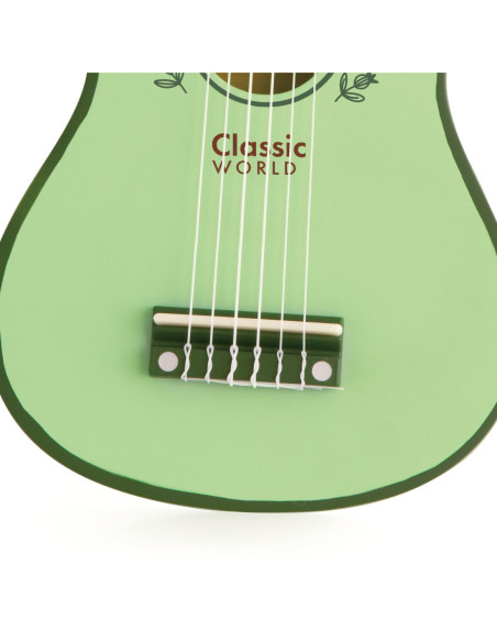 CLASSIC WORLD Drewniana Gitara Vintage dla Dzieci 3+