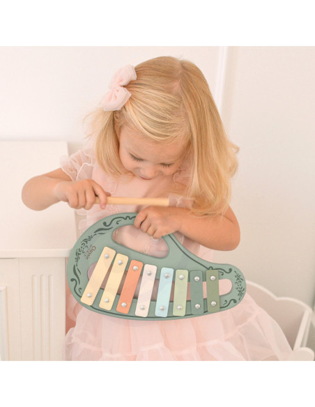 CLASSICLASSICLASSIC WORLD Drewniany Zestaw Vintage Instrumentów Muzycznych 18ms+