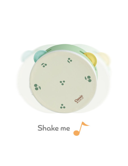 CLASSICLASSICLASSIC WORLD Drewniany Zestaw Vintage Instrumentów Muzycznych 18ms+