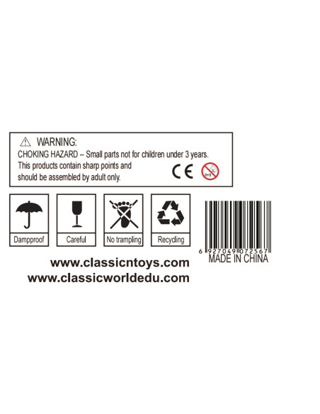 CLASSIC WORLD EDU Drewniana Tablica Kredowa Edukacyjna