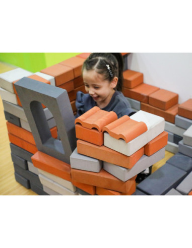 CLASSIC WORLD EDU Cegiełki EVA Miękkie do Budowania