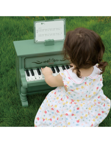 CLASSIC WORLD Pianinko Vintage + Książeczka do Nauki