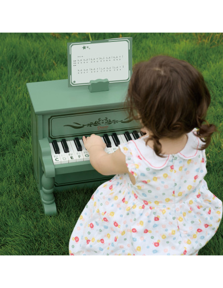 CLASSIC WORLD Pianinko Vintage + Książeczka do Nauki