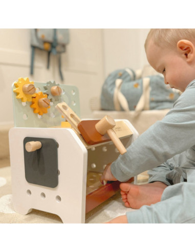 CLASSIC WORLD Drewniany Zestaw Narzędzi w Szafce