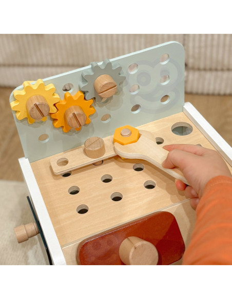 CLASSIC WORLD Drewniany Zestaw Narzędzi w Szafce