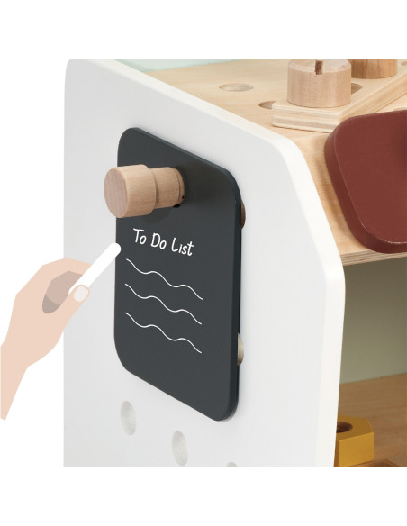 CLASSIC WORLD Drewniany Zestaw Narzędzi w Szafce