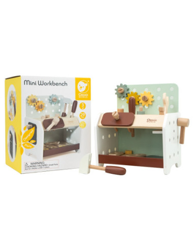 CLASSIC WORLD Drewniany Zestaw Narzędzi w Szafce