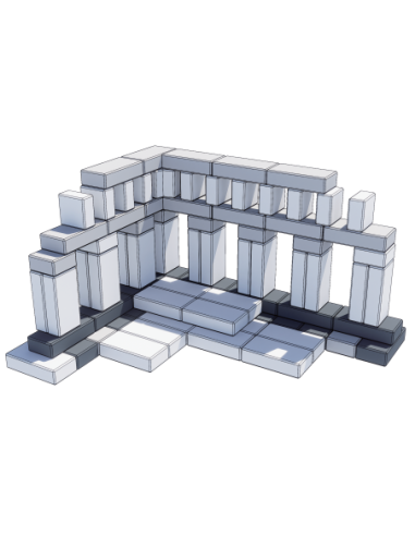 CLASSIC WORLD EDU Cegiełki EVA Miękkie do Budowania