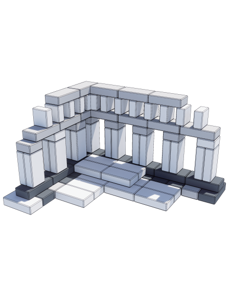 CLASSIC WORLD EDU Cegiełki EVA Miękkie do Budowania