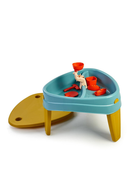 FEBER Stolik Wodny z Przykrywą CASUAL 4w1 Piaskownica Biurko Stolik Piknikowy Akc.