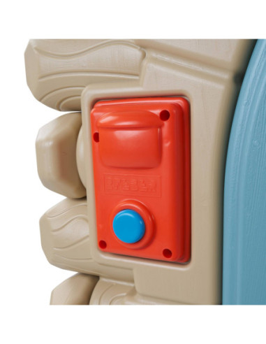 FEBER Duży Domek Ogrodowy Casual z Wysuwaną Ławeczką Chatka z Belek