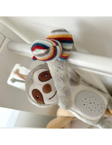 WOOPIEBABY Interaktywna Przytulanka Projektor 2w1 Usypiacz Lemur